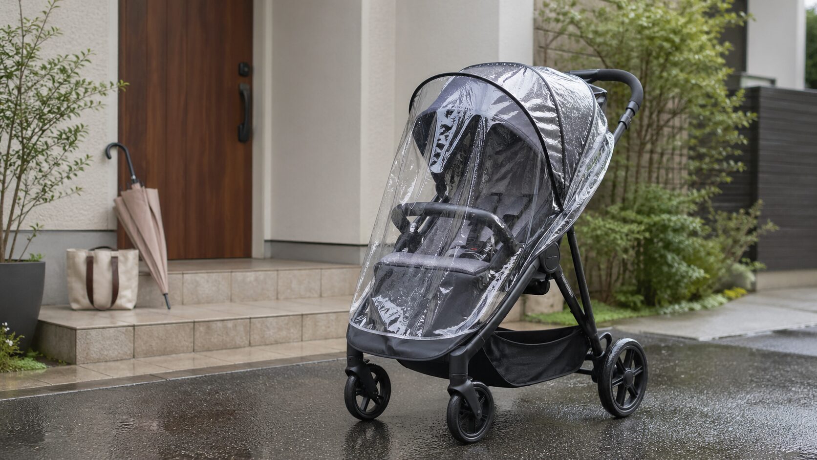 ベビーカーのレインカバーは必要か｜買うべきか迷ったときの判断基準をチェック！