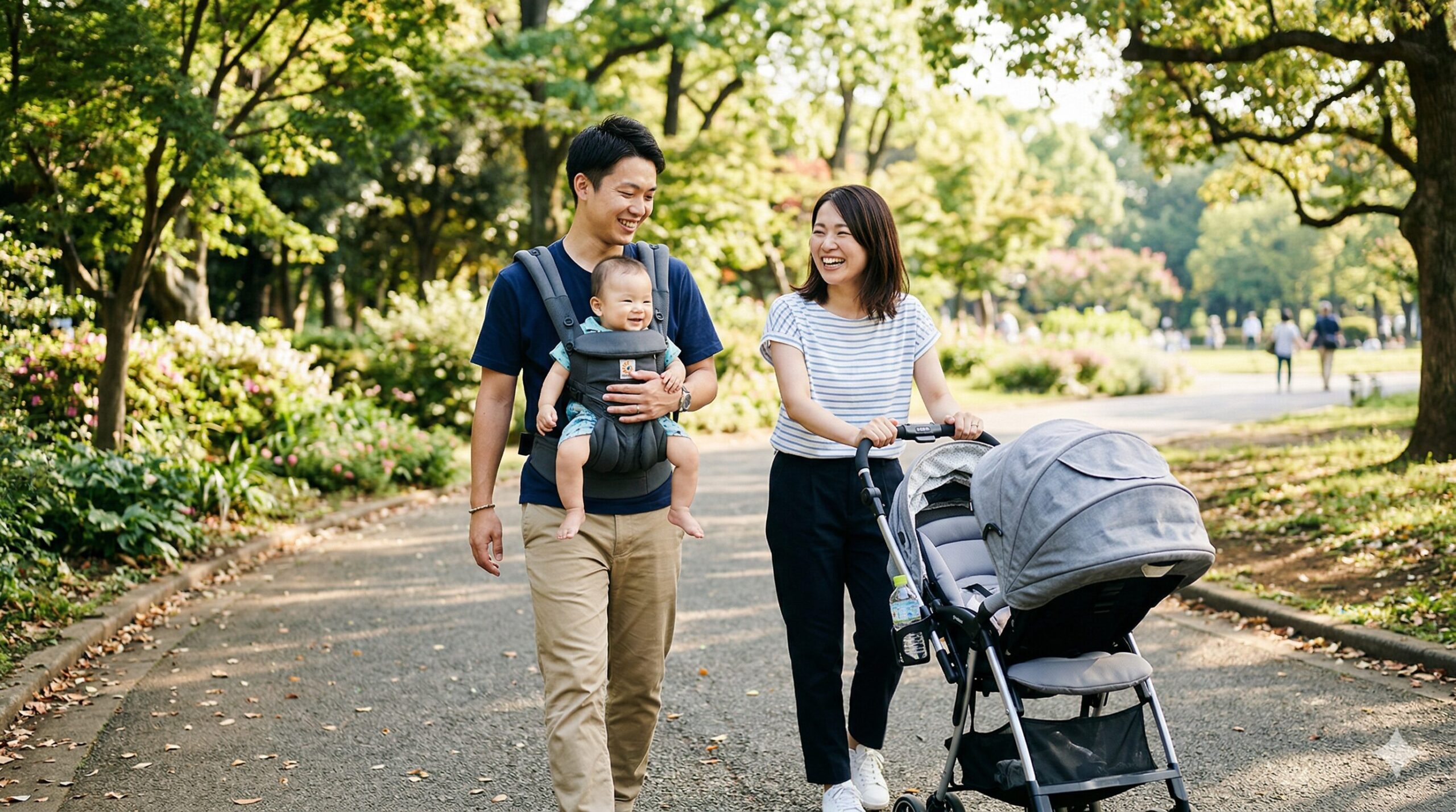 夏の赤ちゃんとのお出かけはベビーカーと抱っこ紐どっちが正解？暑さ対策と使い分けのポイント