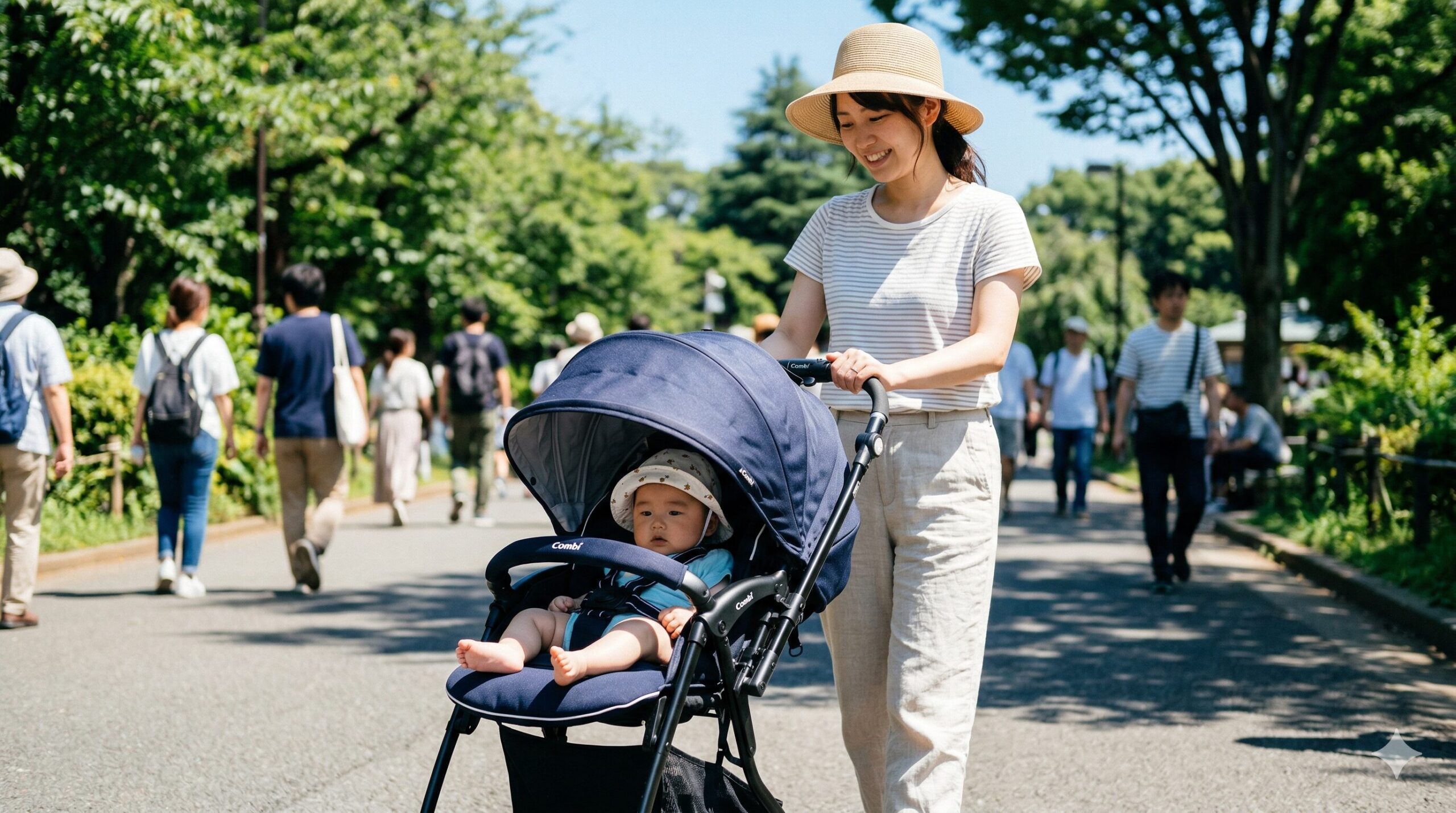 ベビーカーの日除けが足りない！後付けサンシェードや代用アイテムで日差しを防ぐ対策ガイド